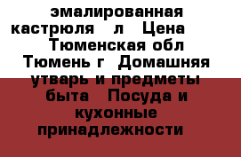 эмалированная кастрюля, 3л › Цена ­ 500 - Тюменская обл., Тюмень г. Домашняя утварь и предметы быта » Посуда и кухонные принадлежности   